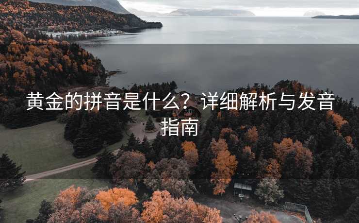 黄金的拼音是什么？详细解析与发音指南